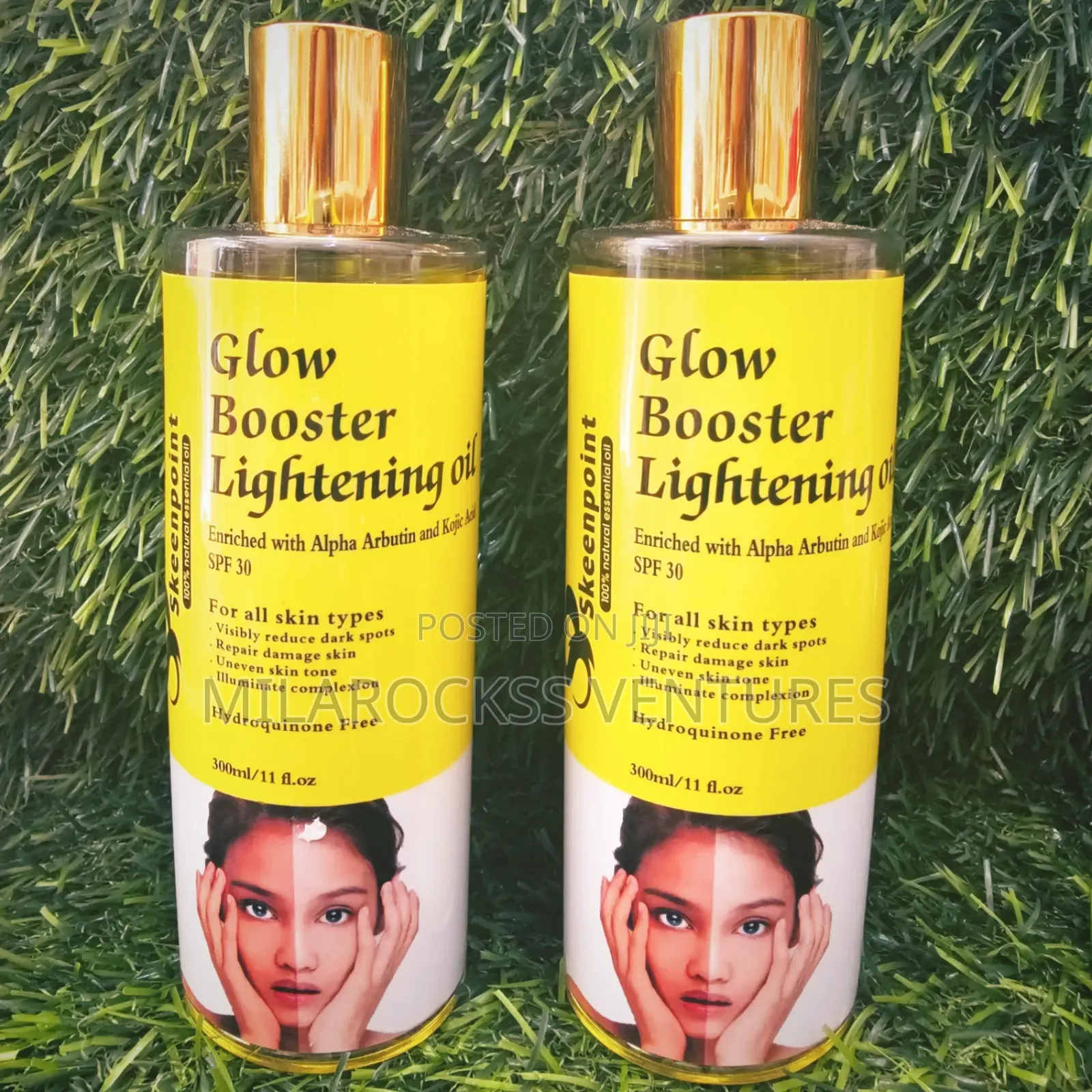 Skeenpoint Glow Booster Lightening Oil. 300ml.