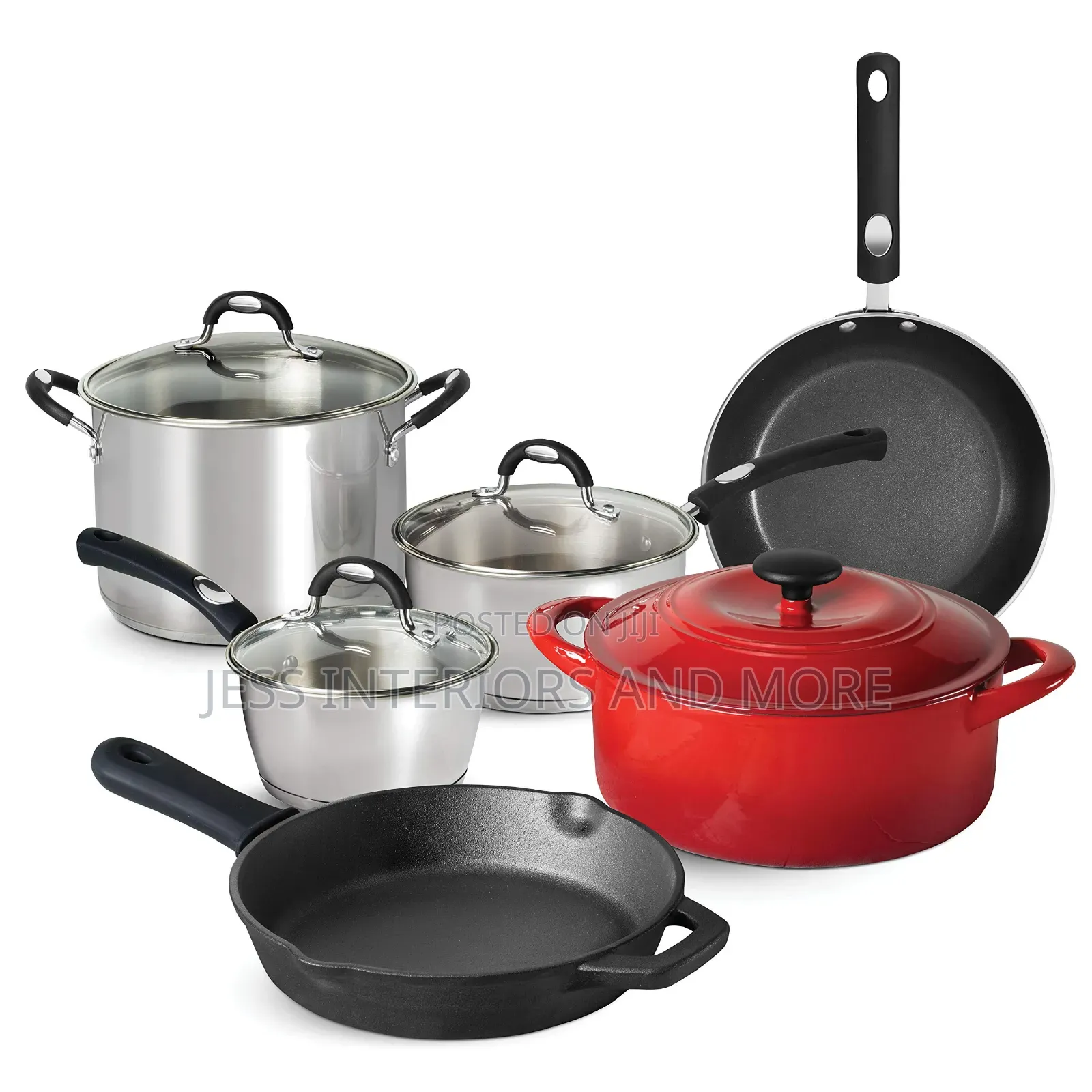 Tramontina 10-Piece Multi-Material Cookware Set