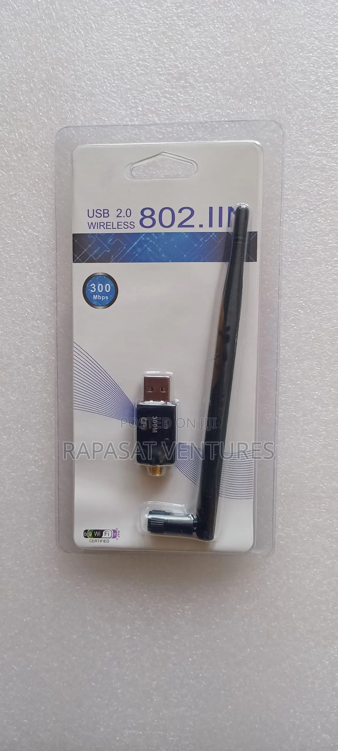 Usb Wireless Adapter With Antenna 300mbps