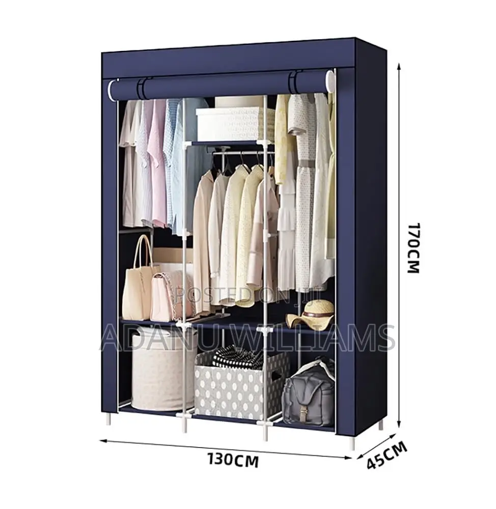 Portable 3in1 Clothes Storage Cabinet( Other Colors Dey)