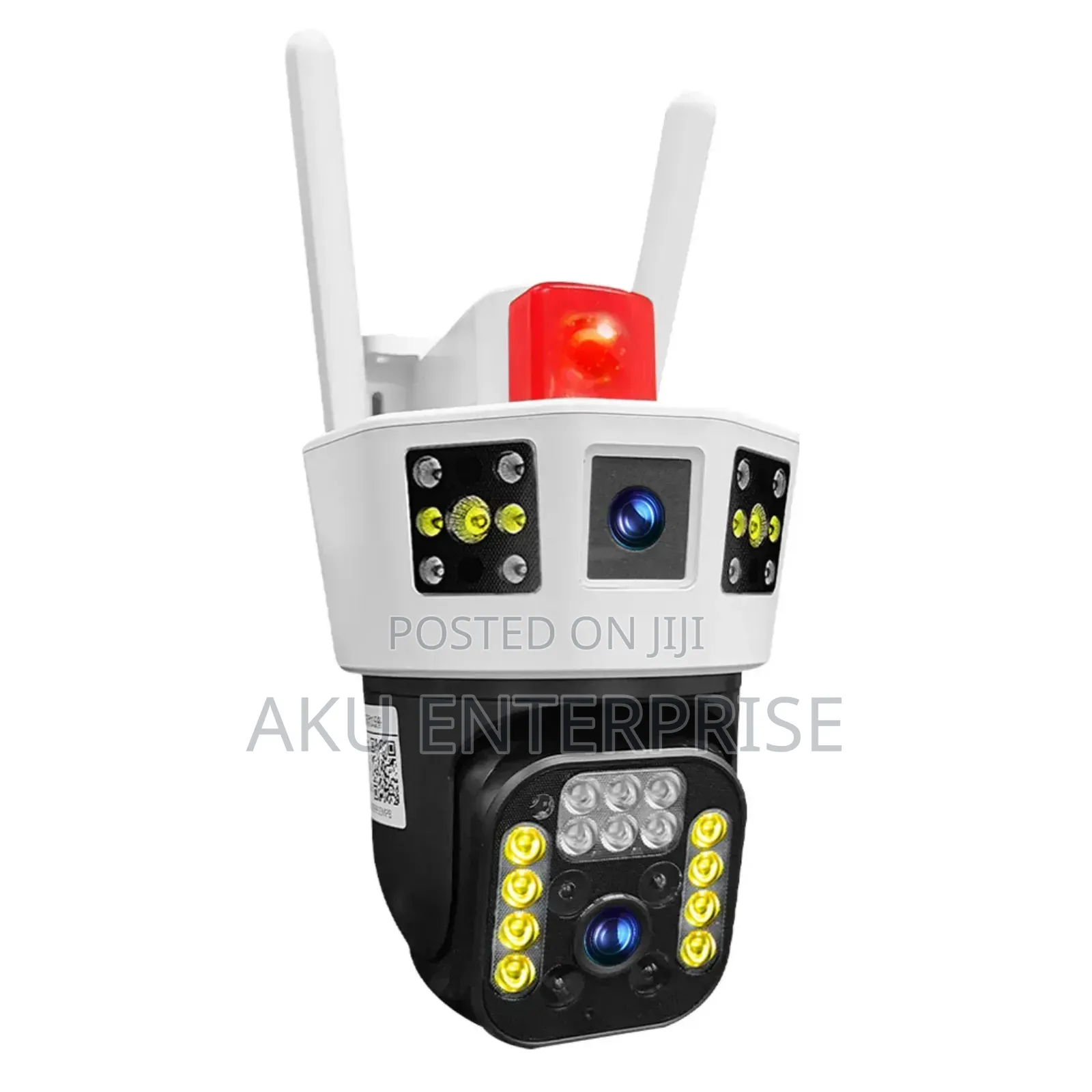 Security Camera Dual Lens Waterproof 360 Rotation