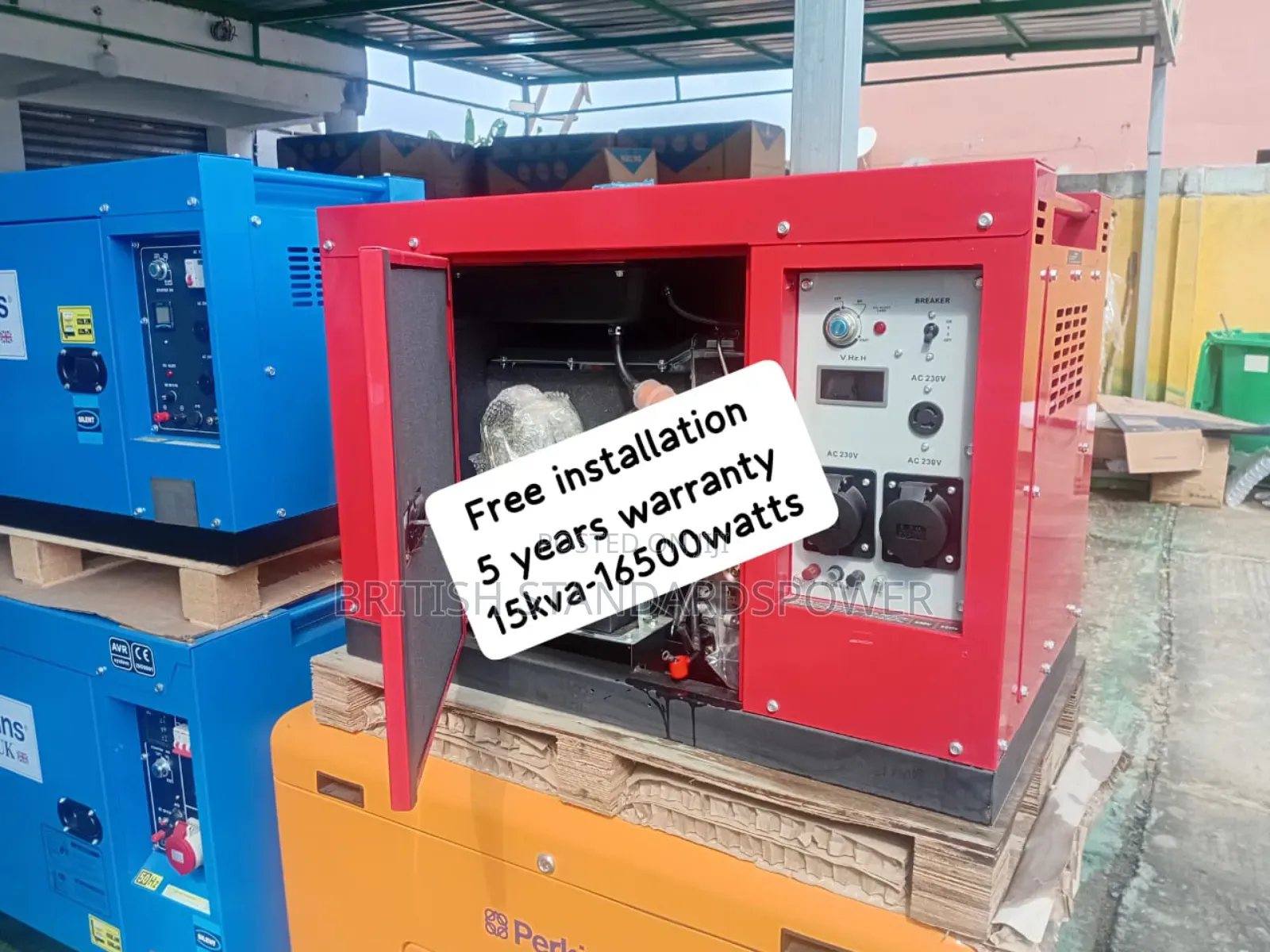 Eco Friendly Power 15kva Remote Start Diesel Generator