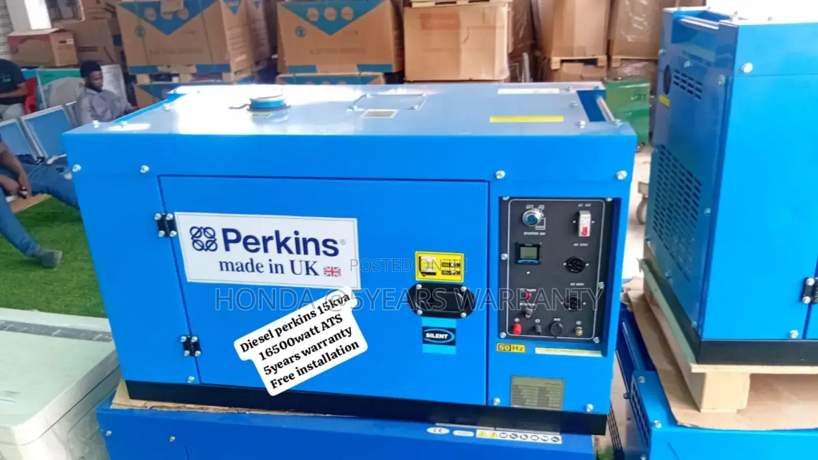 Stay Happy With Perkins 15kva 16500watt Diesel Generator Ats