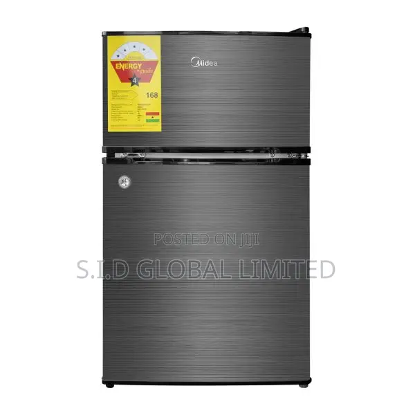Midea 87ltrs Double Door Tabletop Fridge Hd-113f(N)