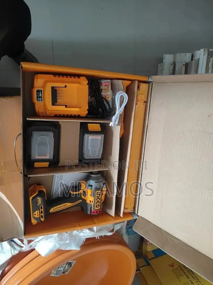 400nm 1/2′′ Cordless Impact Wrench Combo Kit - Cosli23048