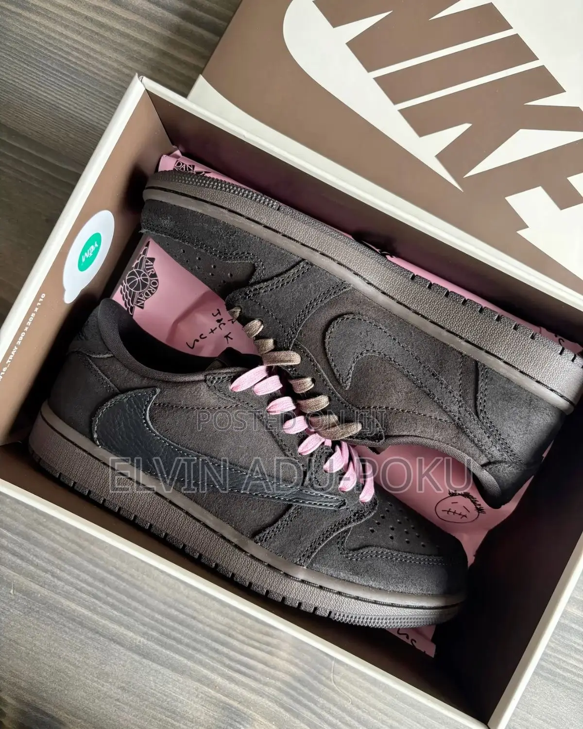 Travis Scott Air Jordan 1 Low Og "Velvet Brown/Dark Mocha"