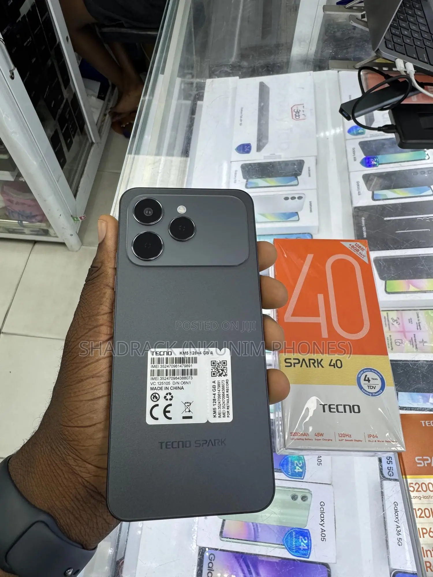 New Tecno Spark 40 128 GB Black