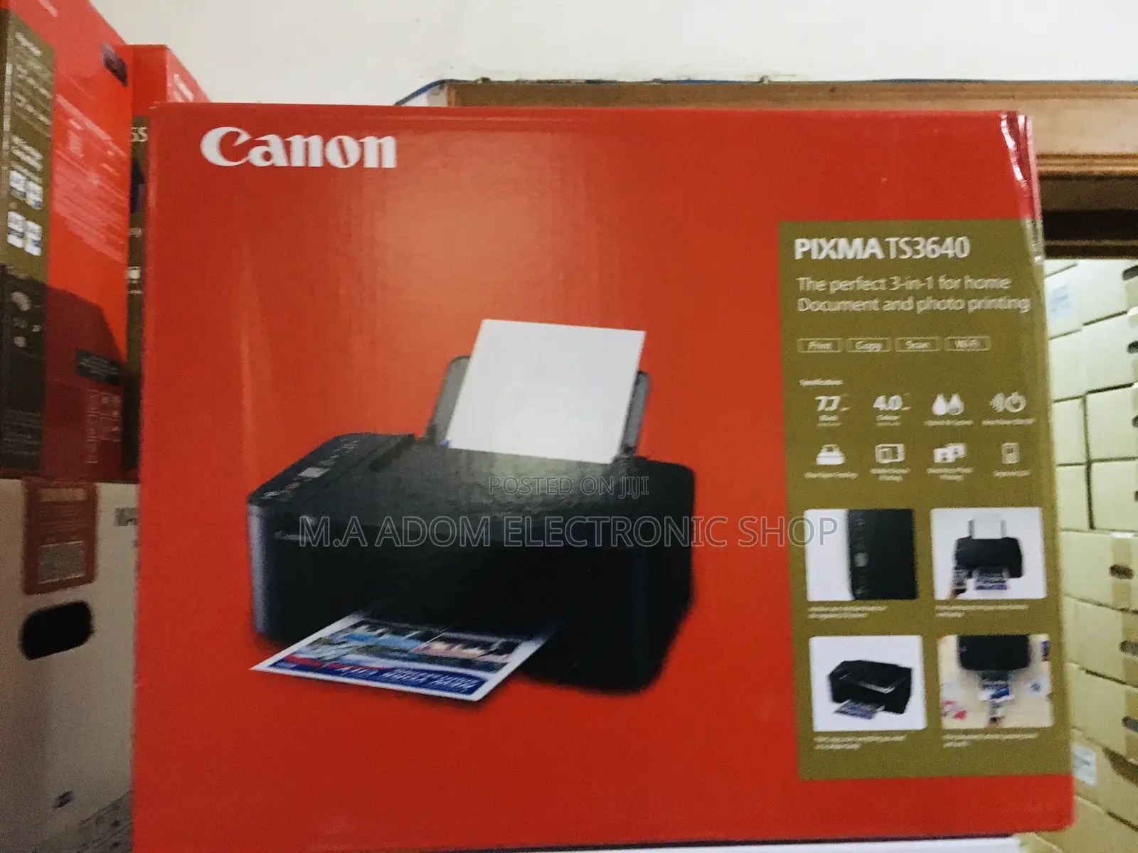 Canon Deskjet Copy Print Scan Wireless Ts3640 Printer