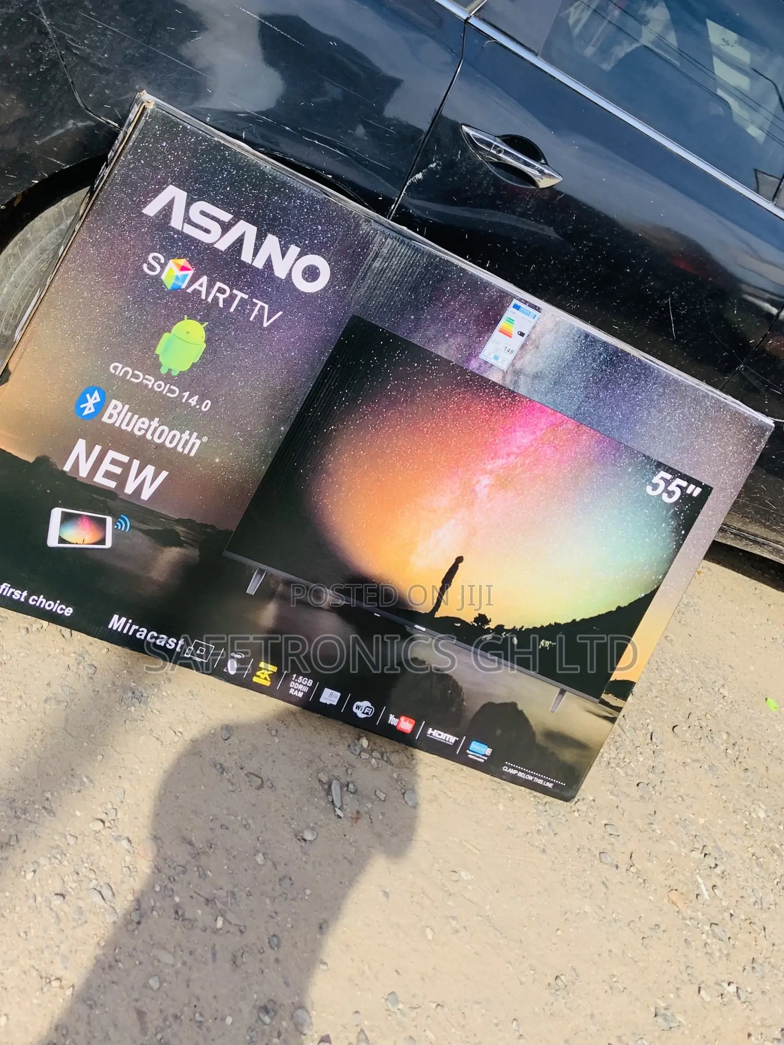 Android Asano Smart Led Uhd 55 Inch Frameless Tv