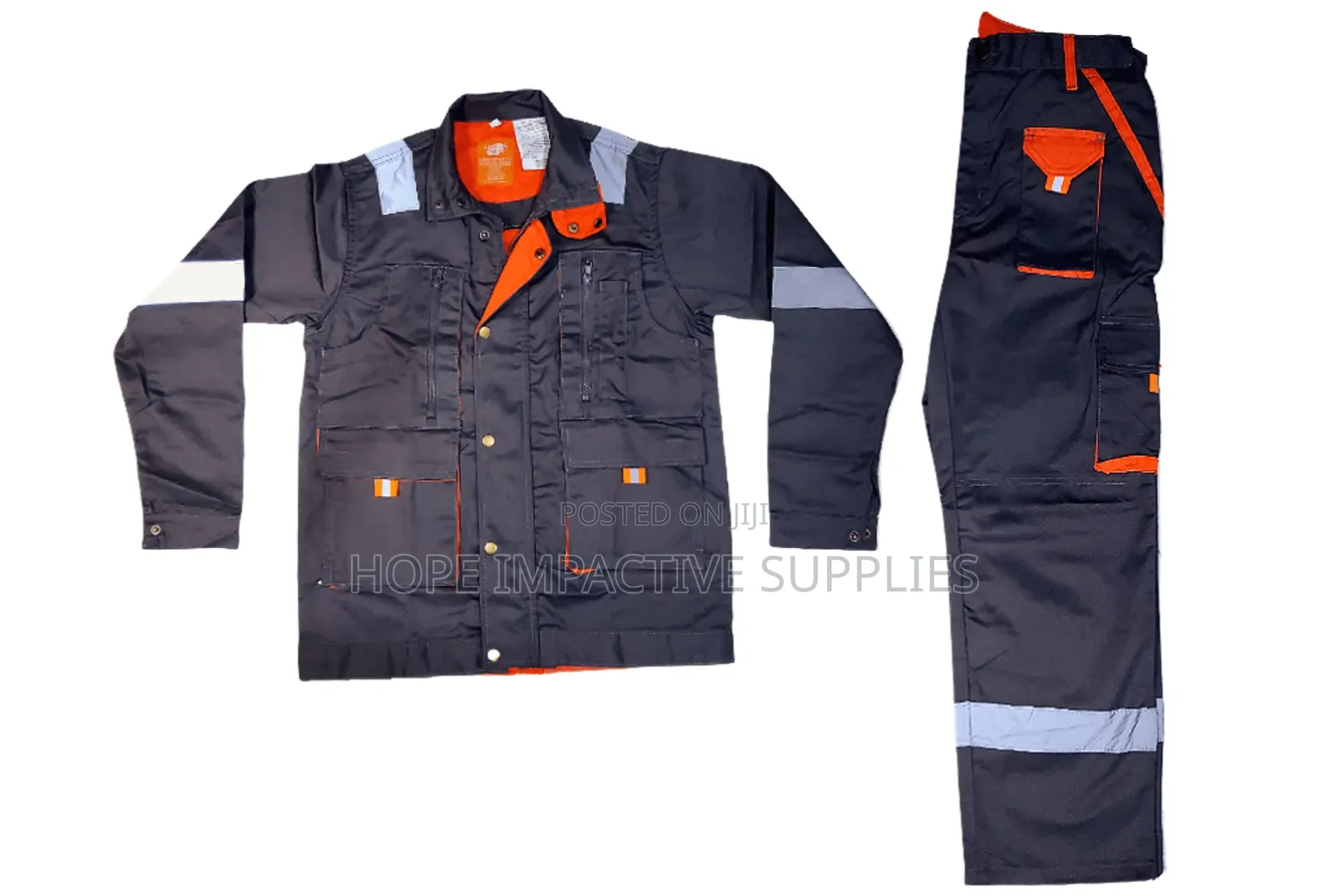 American Safety Overall - Top & Down - Grey/Ash.