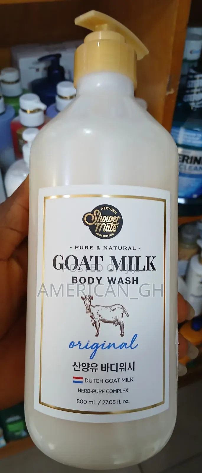 Goat Milk Body Wash, 800ml