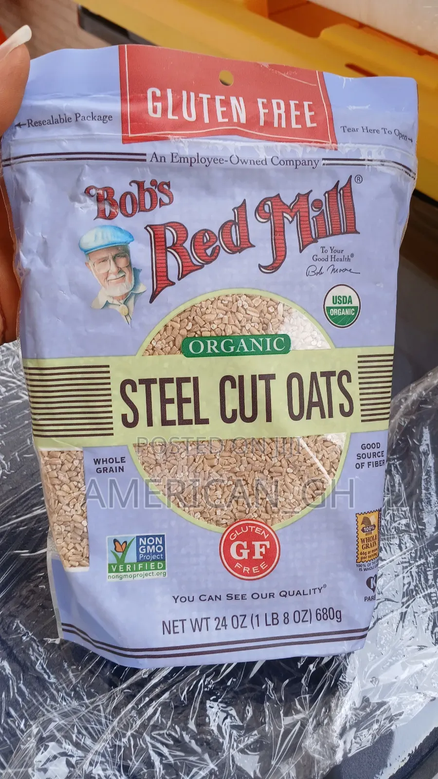 Organic Steel Cut Oat, 680g