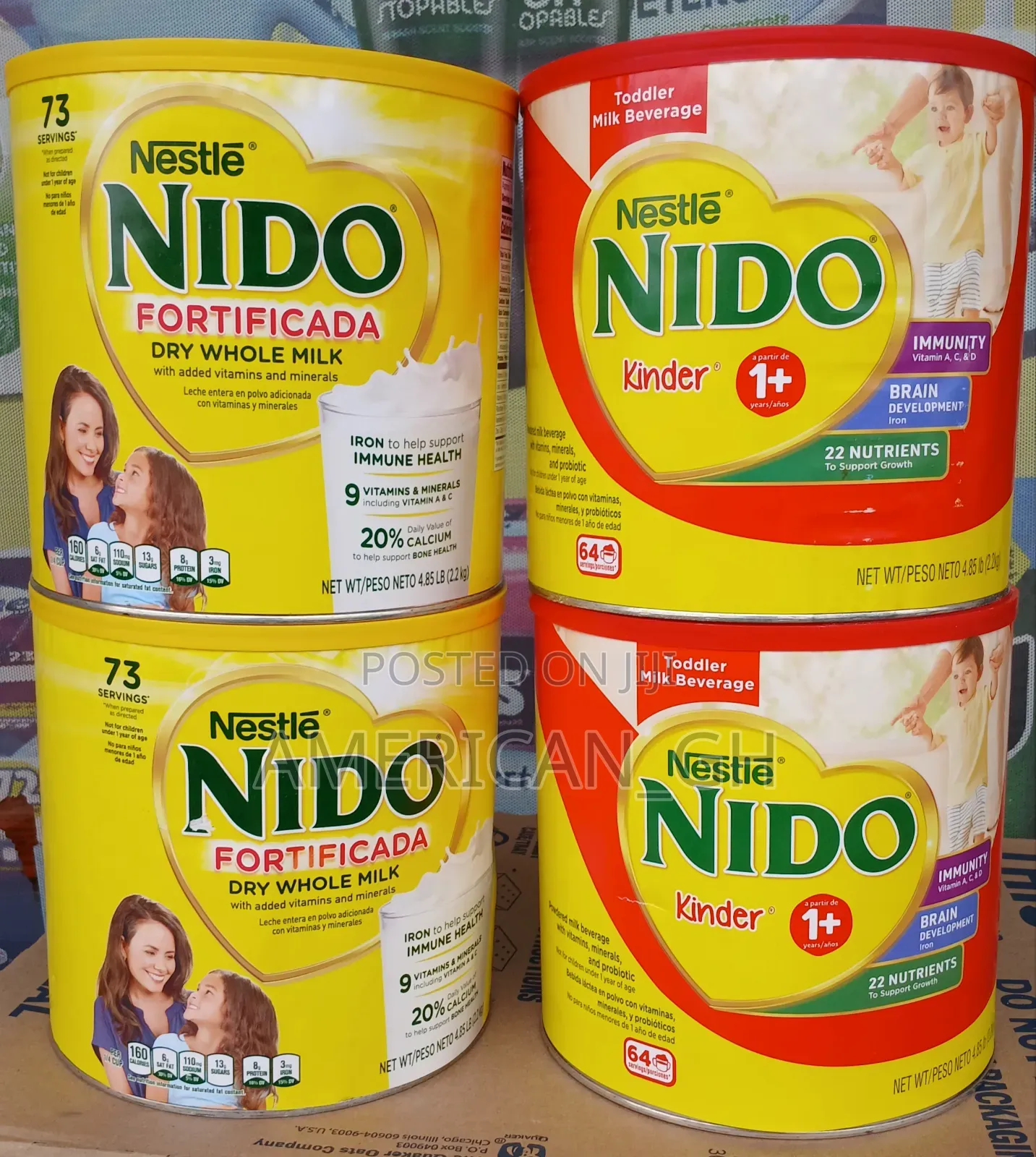 Nestle Nido Fortificada and Kinder 1+ 2.2kg