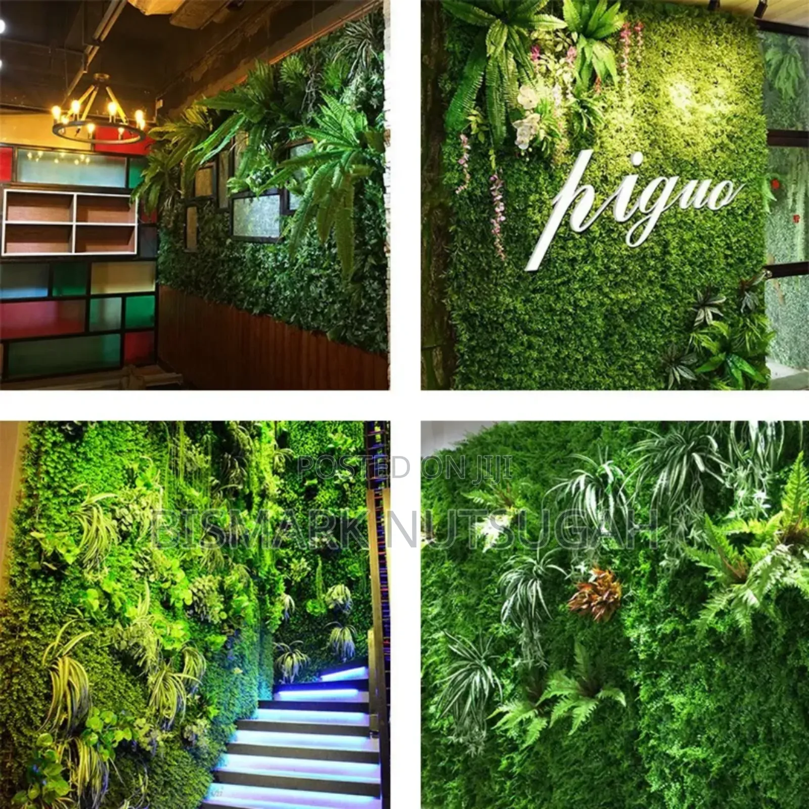 Artificial Wall Hanging Green Grass