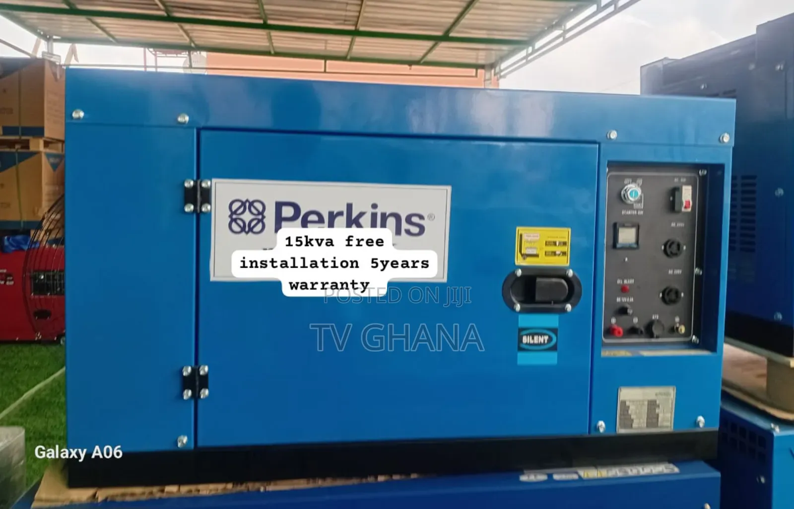 Ghana Light Power Partner Perkins 15kva Diesel Genset