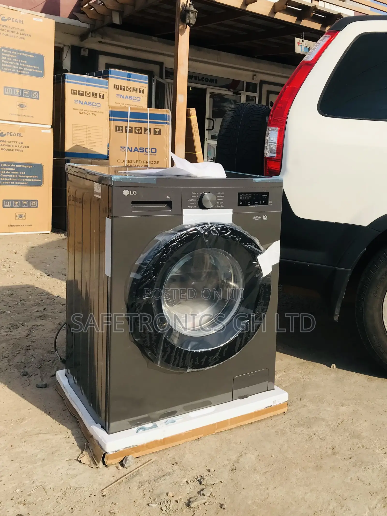 Fabulous Grey Lg Smart Fullauto Frontload 8kg Washer