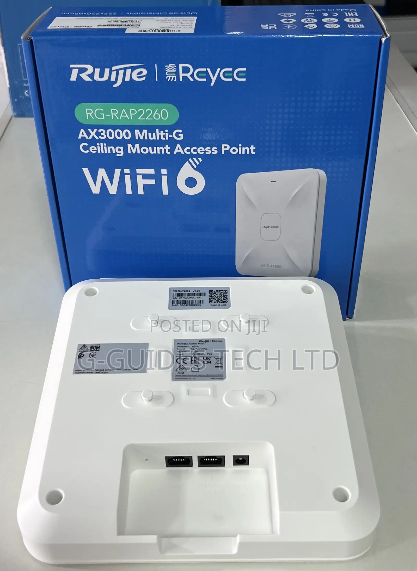Ruijie Rg-Rap2260 Ax3000 Multi-G Ceiling Mount Access Point