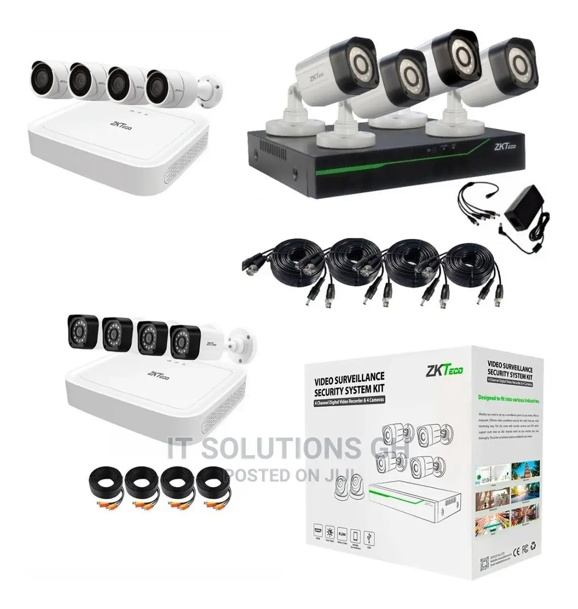 Zkt Complete DVR 1080P 4ch With Audio