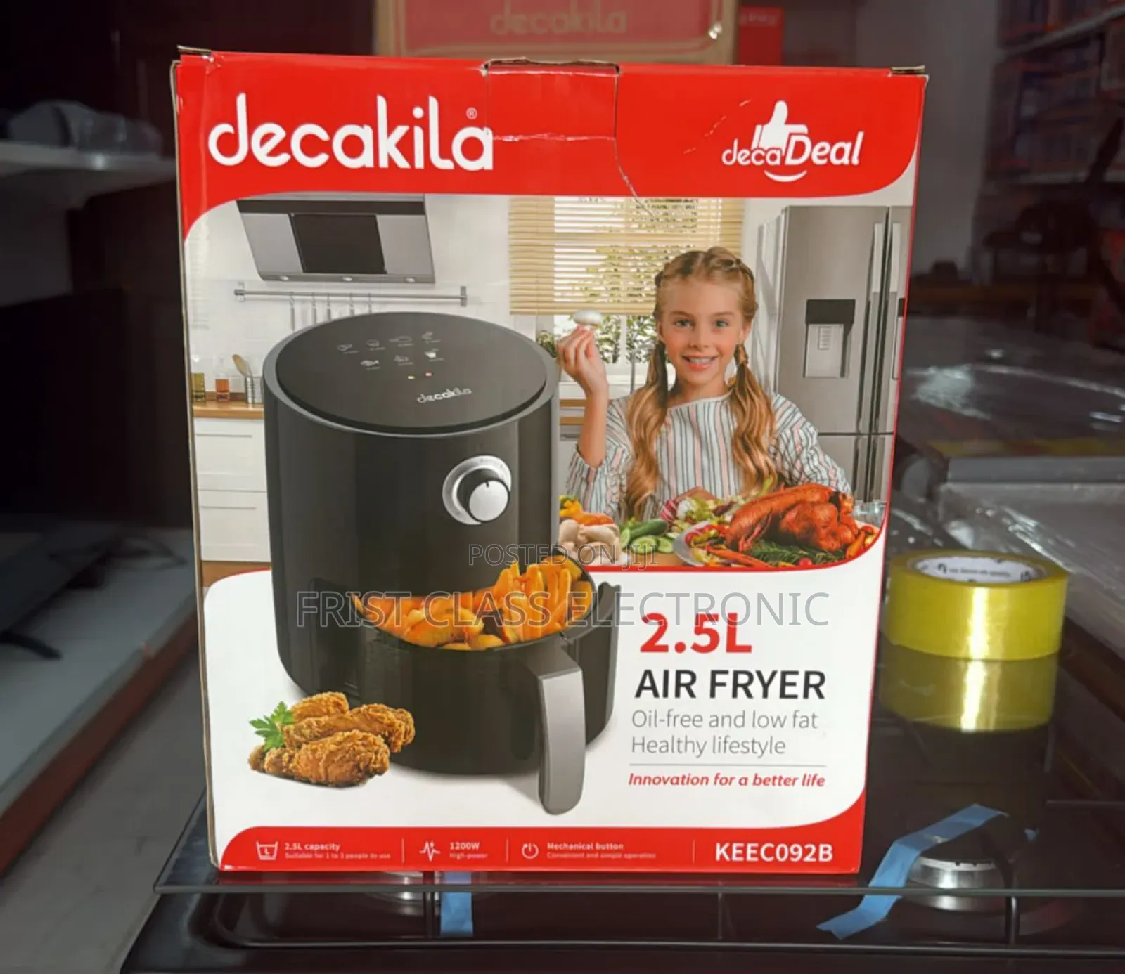 Black Beauty 2.5 Decakila Air Fryer