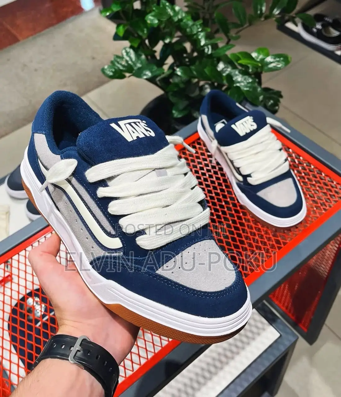 Vans Hylane Suede Stripe Sneakers.