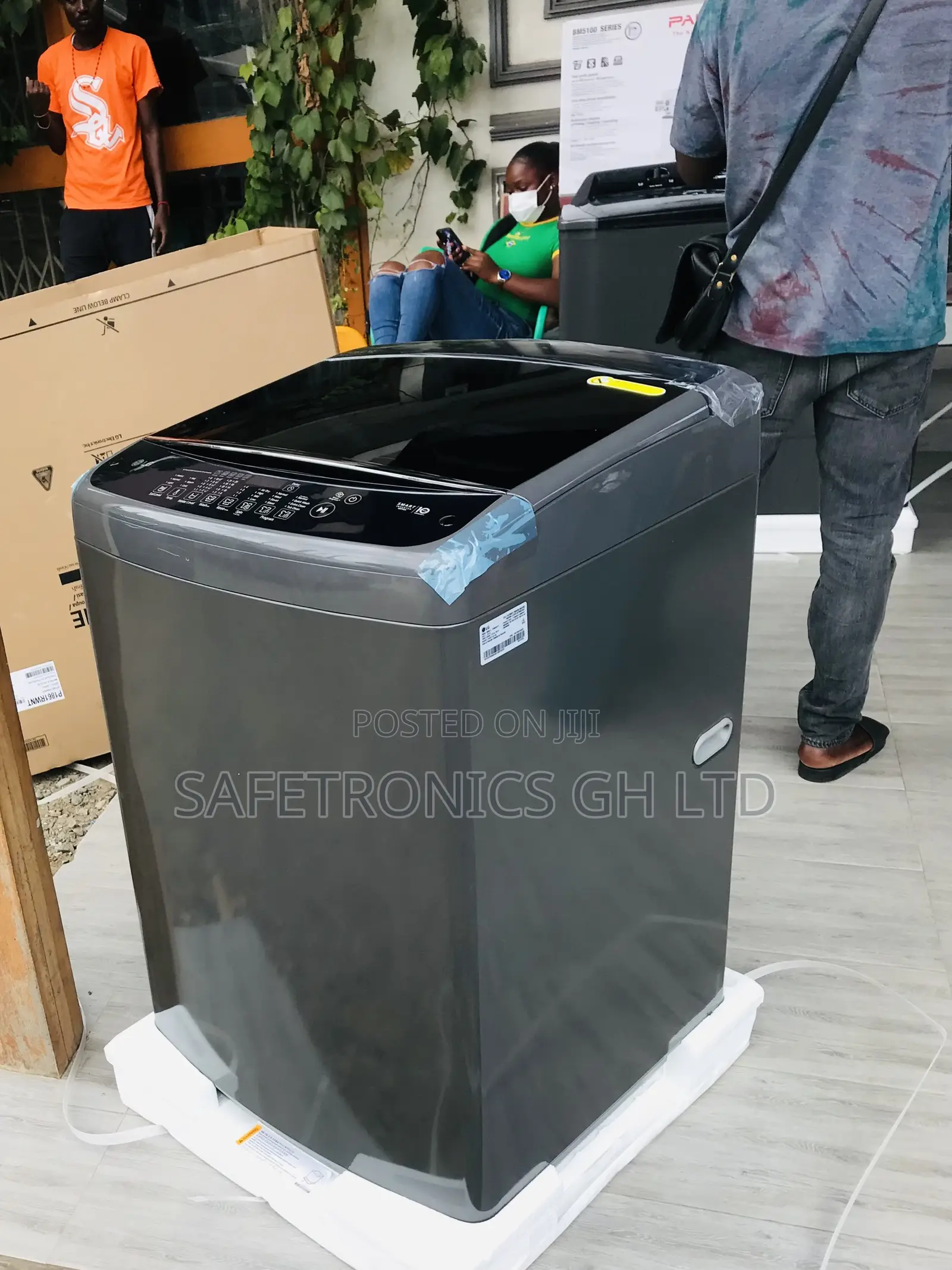Newly Sealed Lg Dark Grey Topload Fullauto Smart Washer