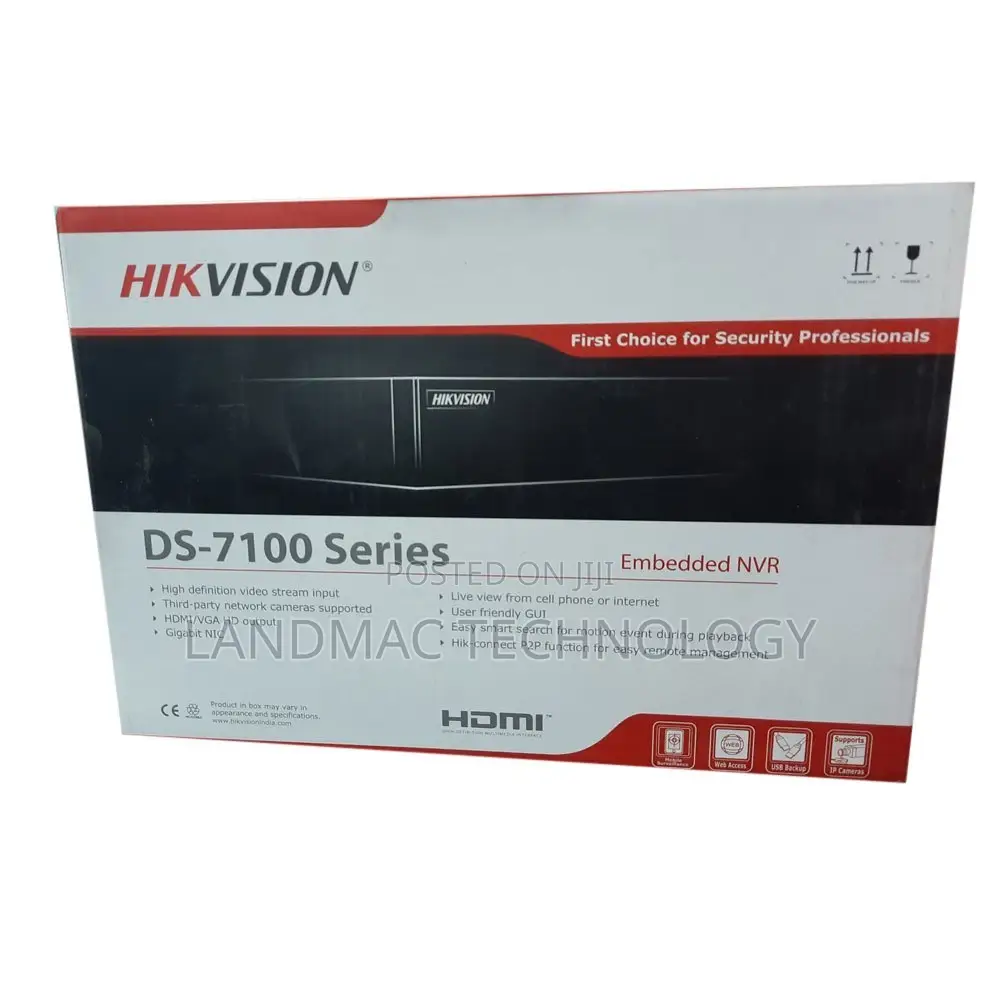 Hikvision Ds-7100 Series Embedded NVR 4mp Poe