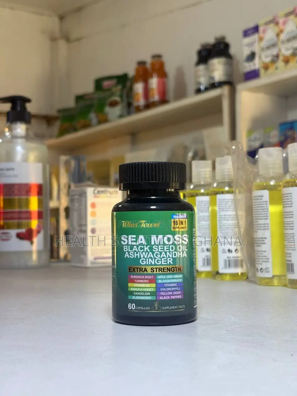 Seamoss Black Seed +Aswangandha Oil