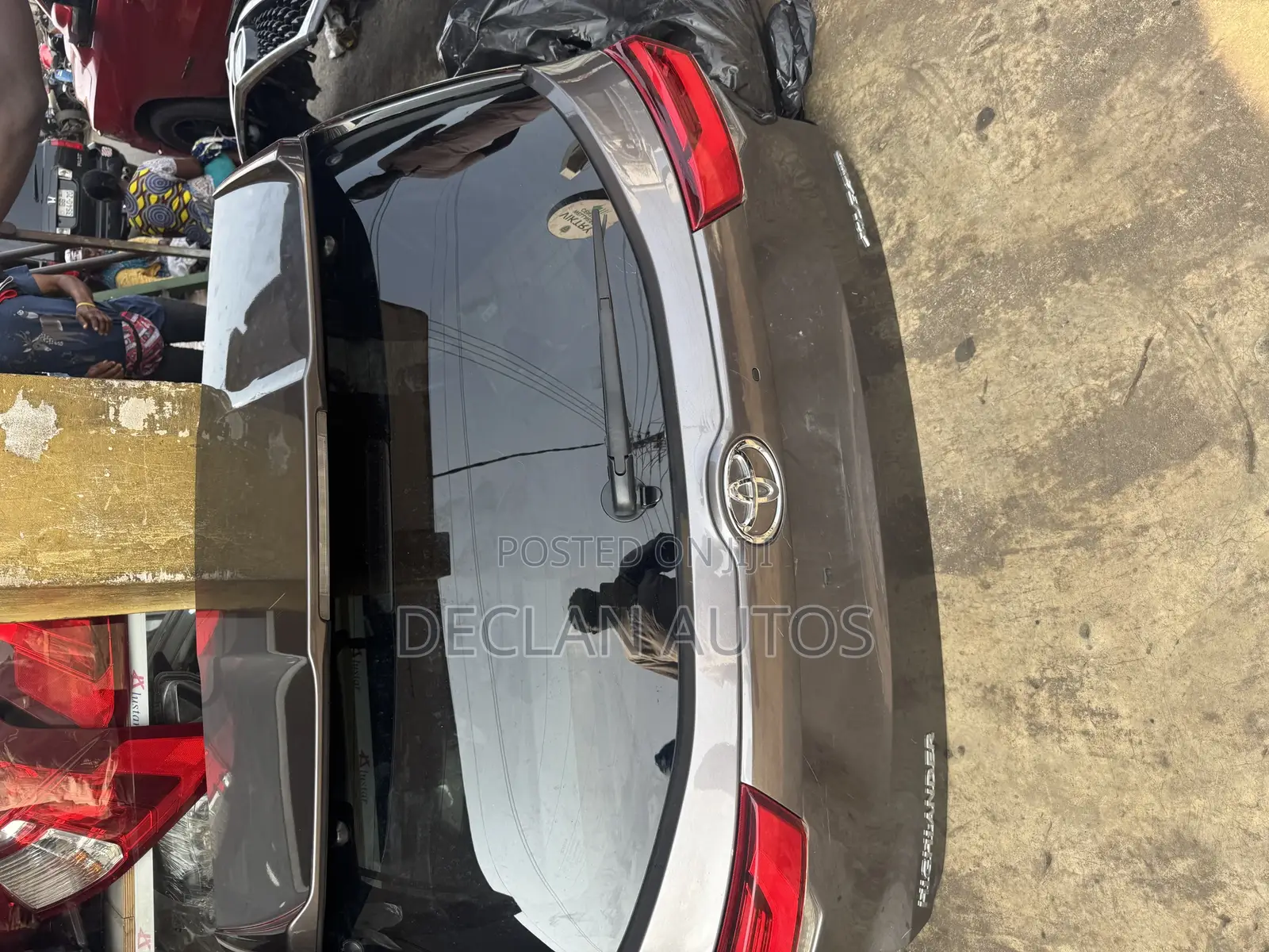 2014-2016 Toyota Highlander Trunk Lid Deck Tail Gate