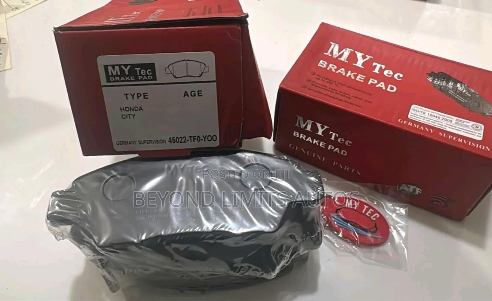 Toyota Corolla 2009,2010,2011,2012 to 2019 Brake Pad