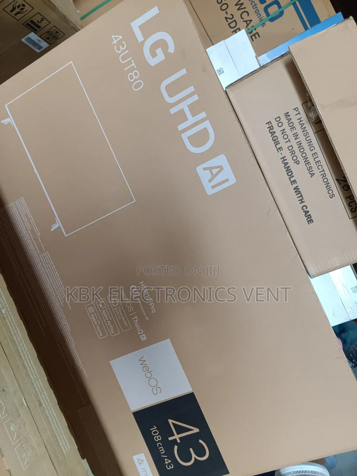 Lg 43"(43ut80) Smart Uhd 4k Satellite Digital Led Tv