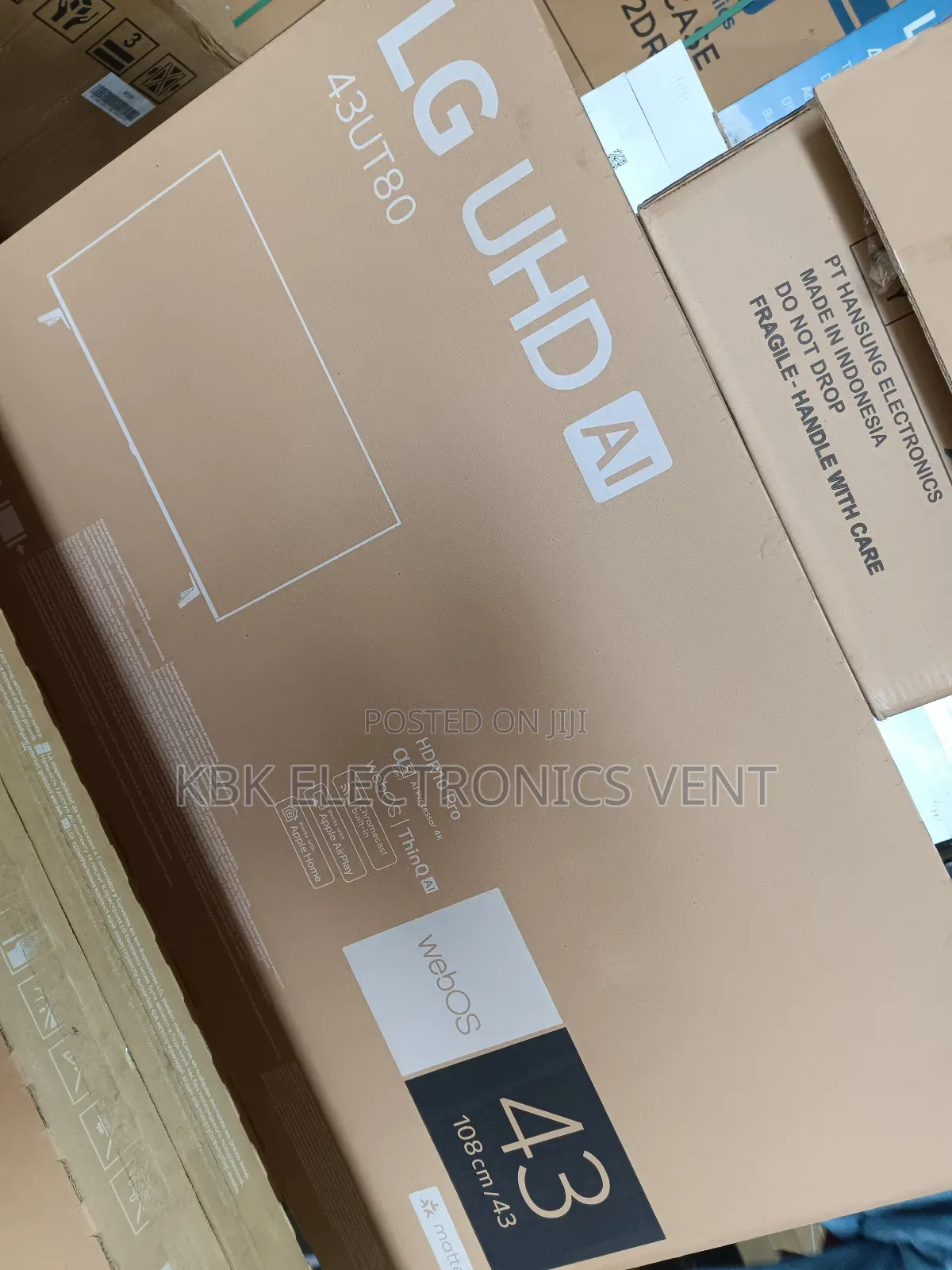 Lg 43"(43ut80) Smart Uhd 4k Satellite Digital Led Tv