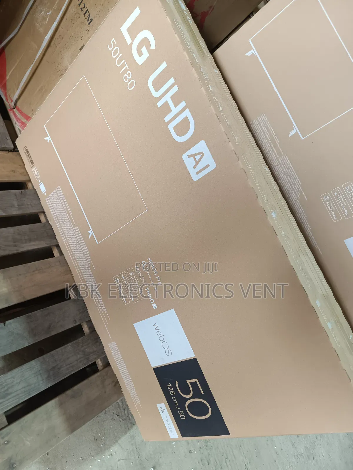 Lg 50"(50ut80) Smart Uhd Satellite Digital Led Tv