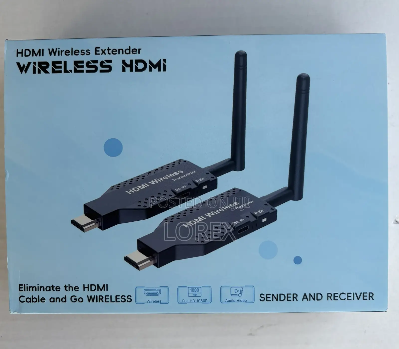 Wireless Hdmi Transmitter And Receiver 100meter (100m)