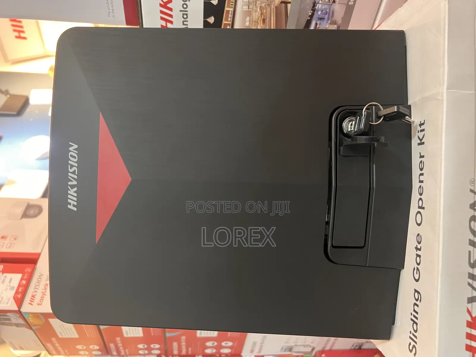 Hikvision Wifi Sliding Gate Motor. No Battery and Rack