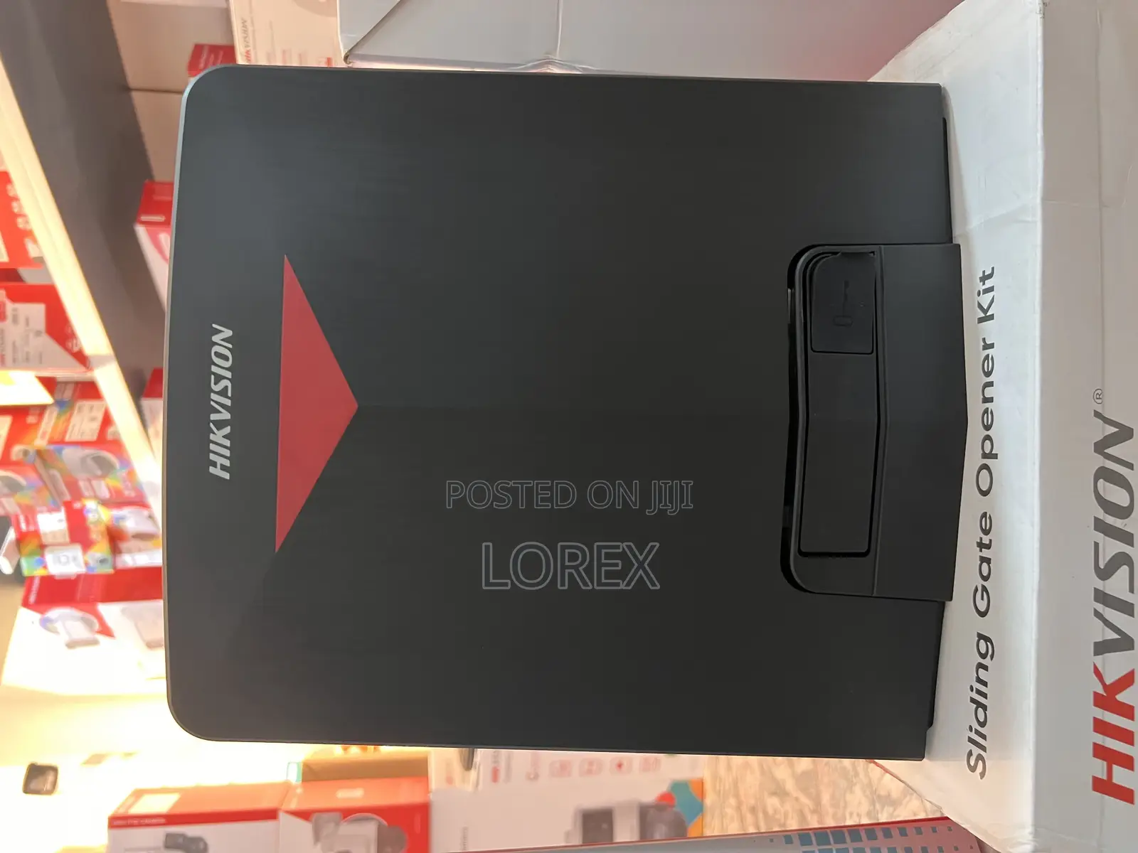 Hikvision Wifi Sliding Gate Motor. No Battery and Rack