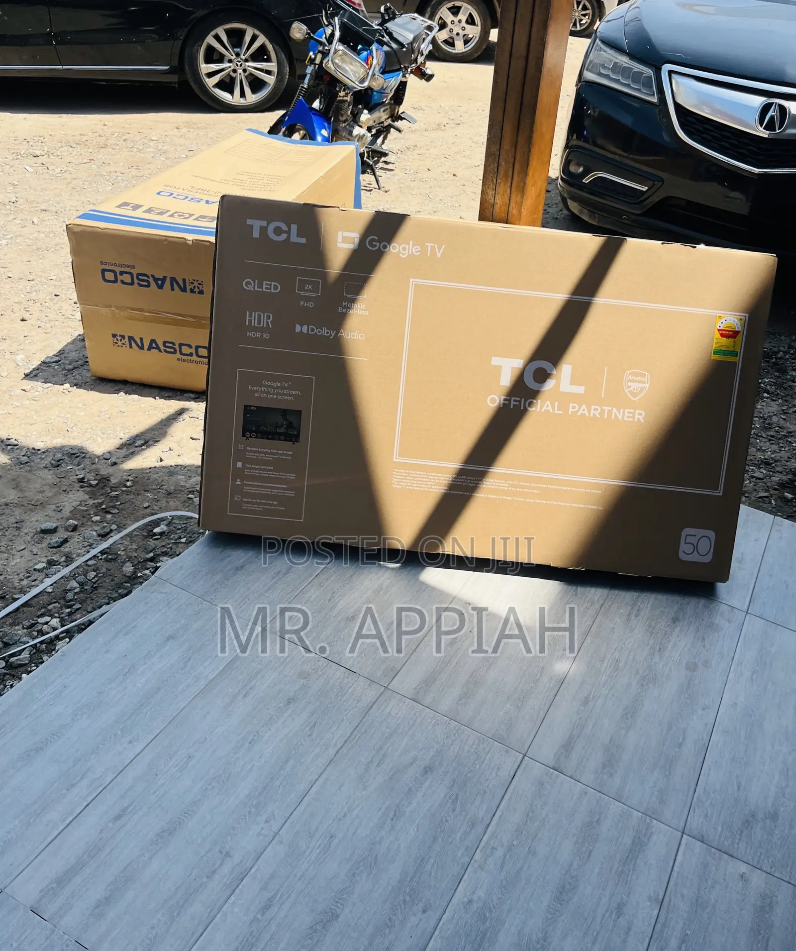 Elegant Black TCL 50 Inch HDR Smart Television 