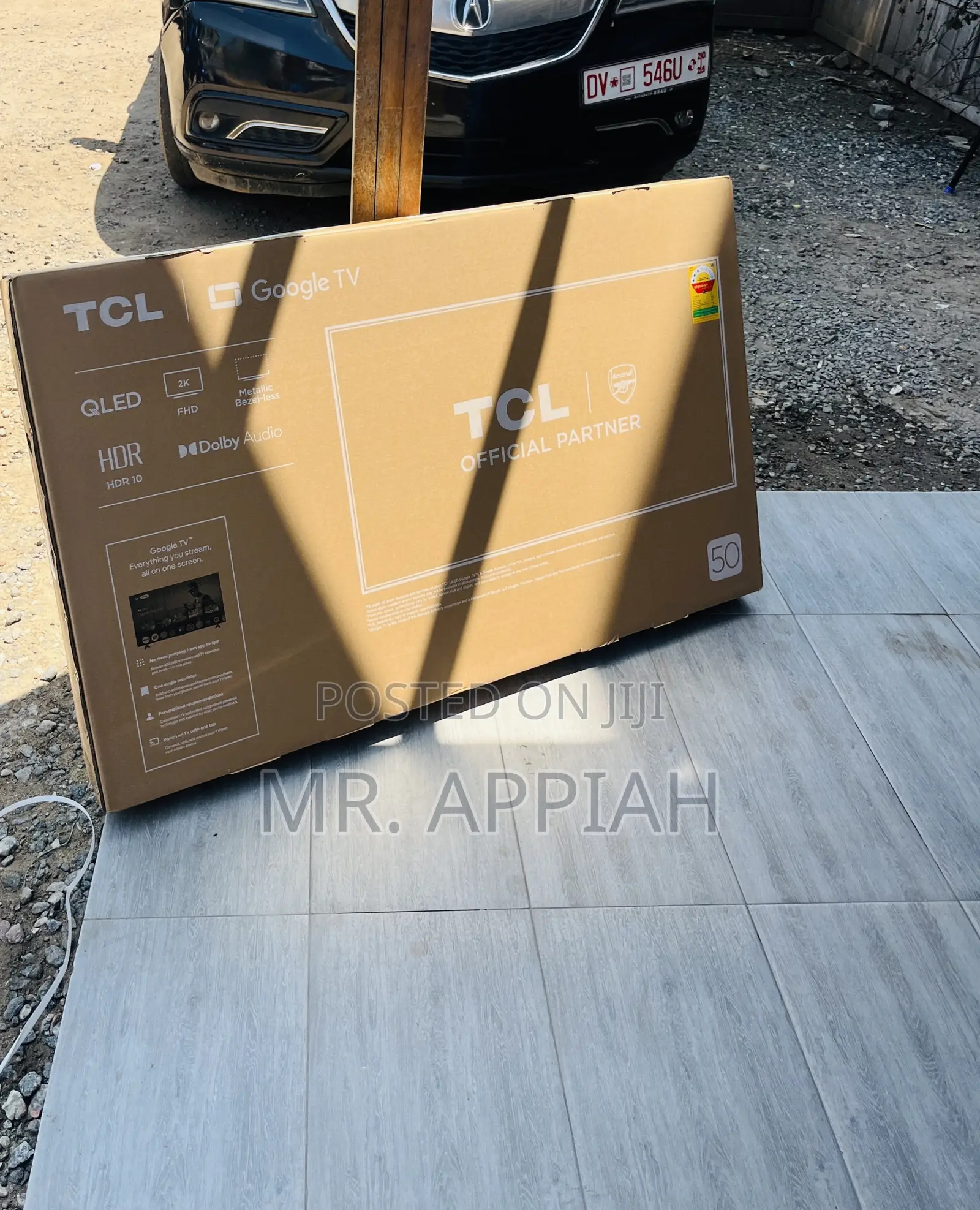 Newly Made TCL 50c645 50 Qled Smart Screen Tv(Black) 