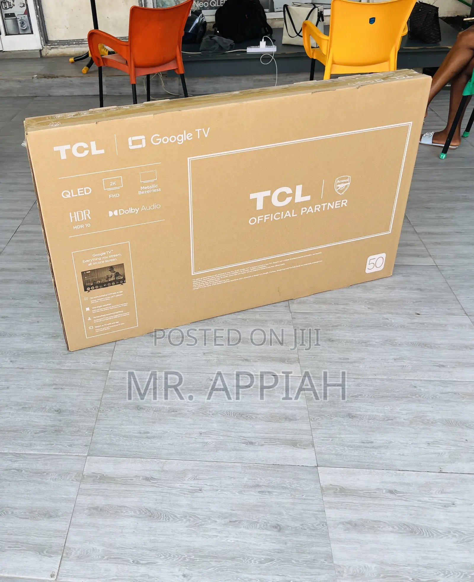 Newly Made TCL 50c645 50 Qled Smart Screen Tv(Black) 