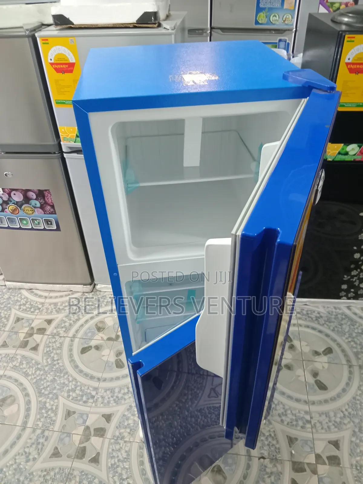 Blue Color Type Fridge Westpool Wp-128 Top Freezer Fridge