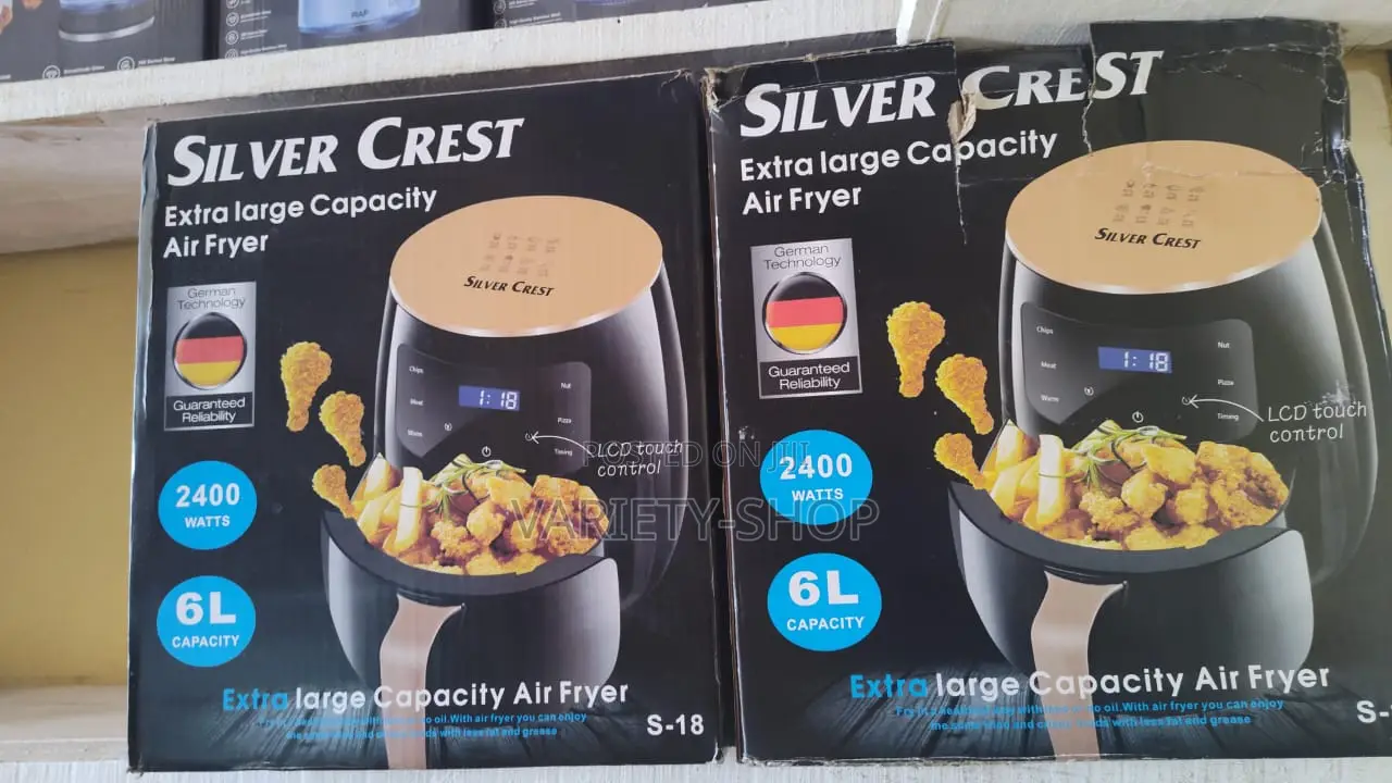 Household Digital Air Fryer Electric 6l Silver Crest