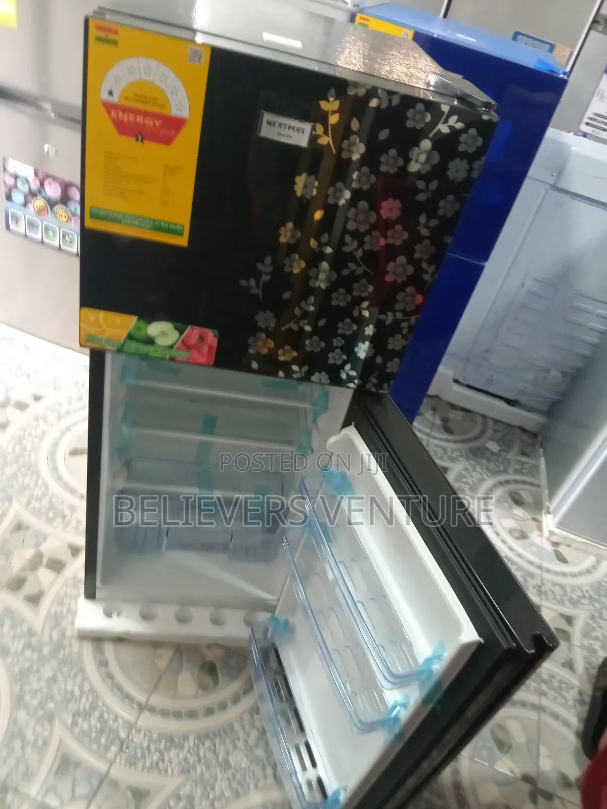 Westpool Fridge Reliable Black Top Freezer 108l Westpool