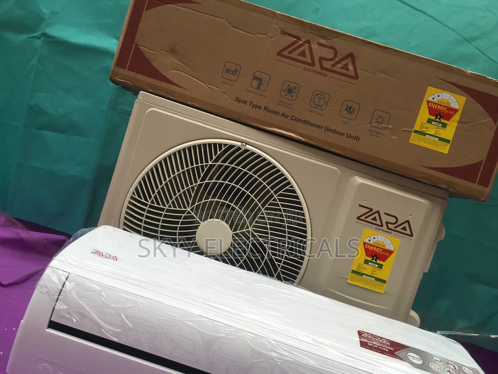 Zara 1.5hp Split Air Conditioner R410 Gas