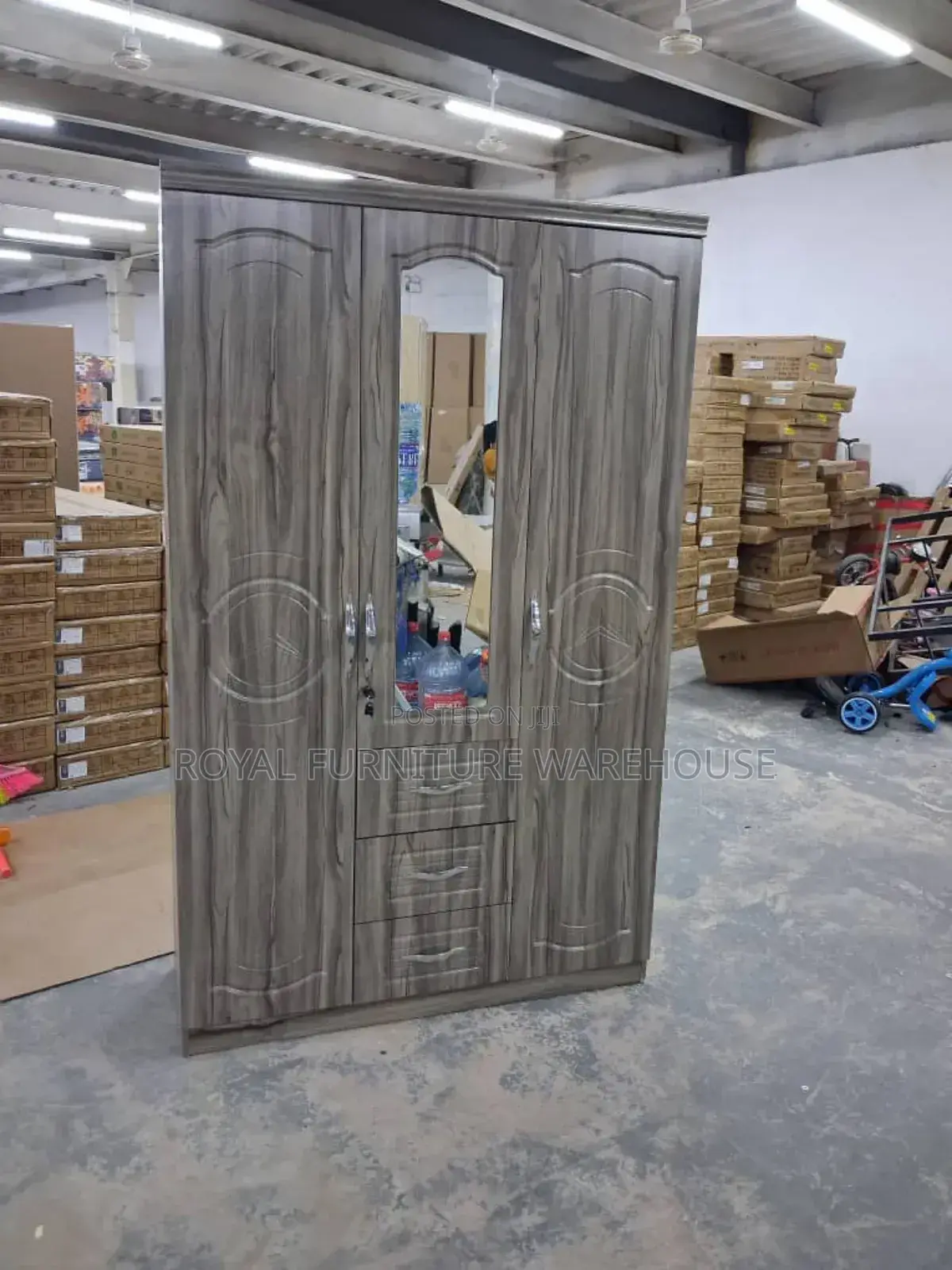 3doors Skin Gray Wardrobe
