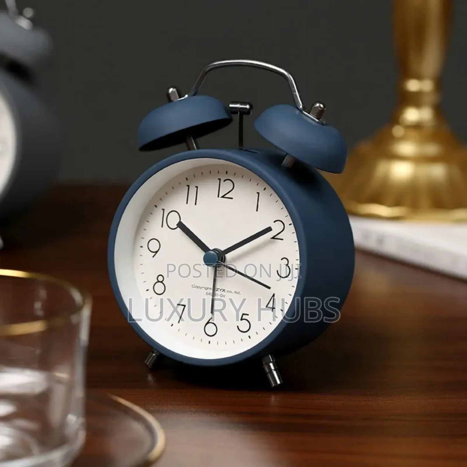 Decorative Student Round Alarm Clock