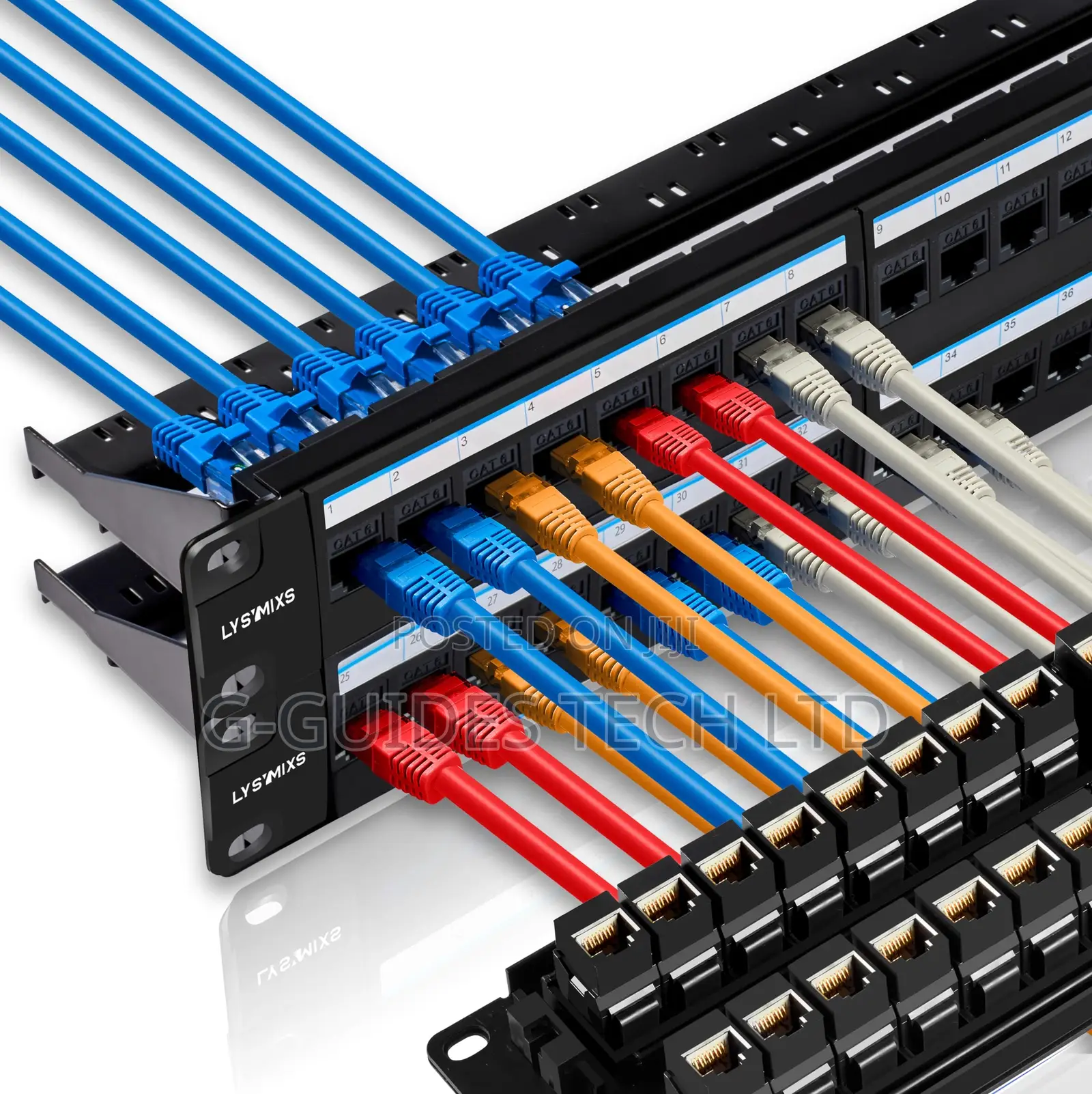 48-Port Pass Through Patch Panel , 48-Port Patch Panel