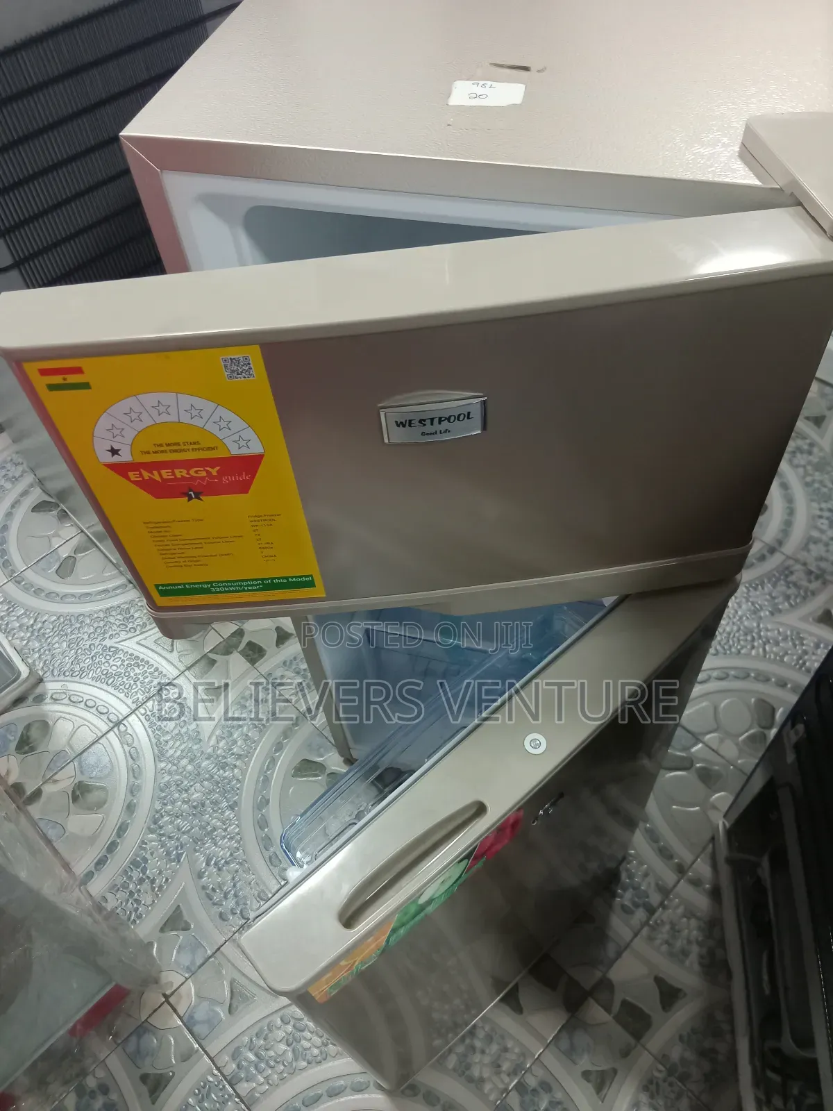 Westpool Revolutionary New Model Wp-115a Top Freezer Fridge