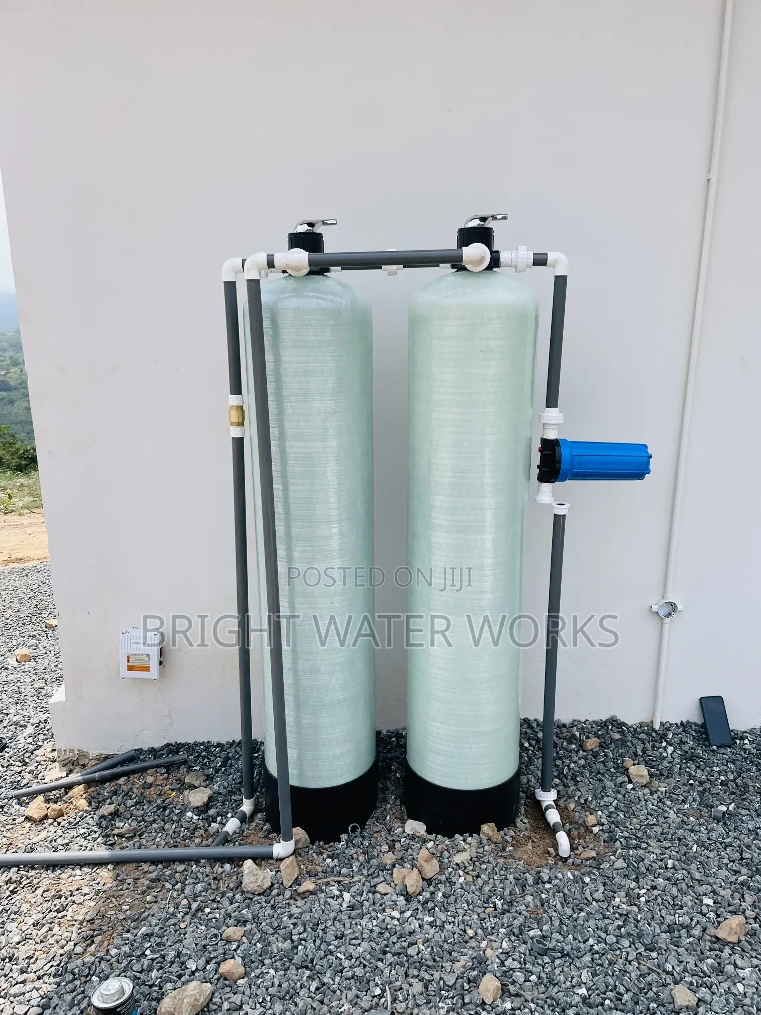 Setup for Iron Treatment and Any Hardness in Water