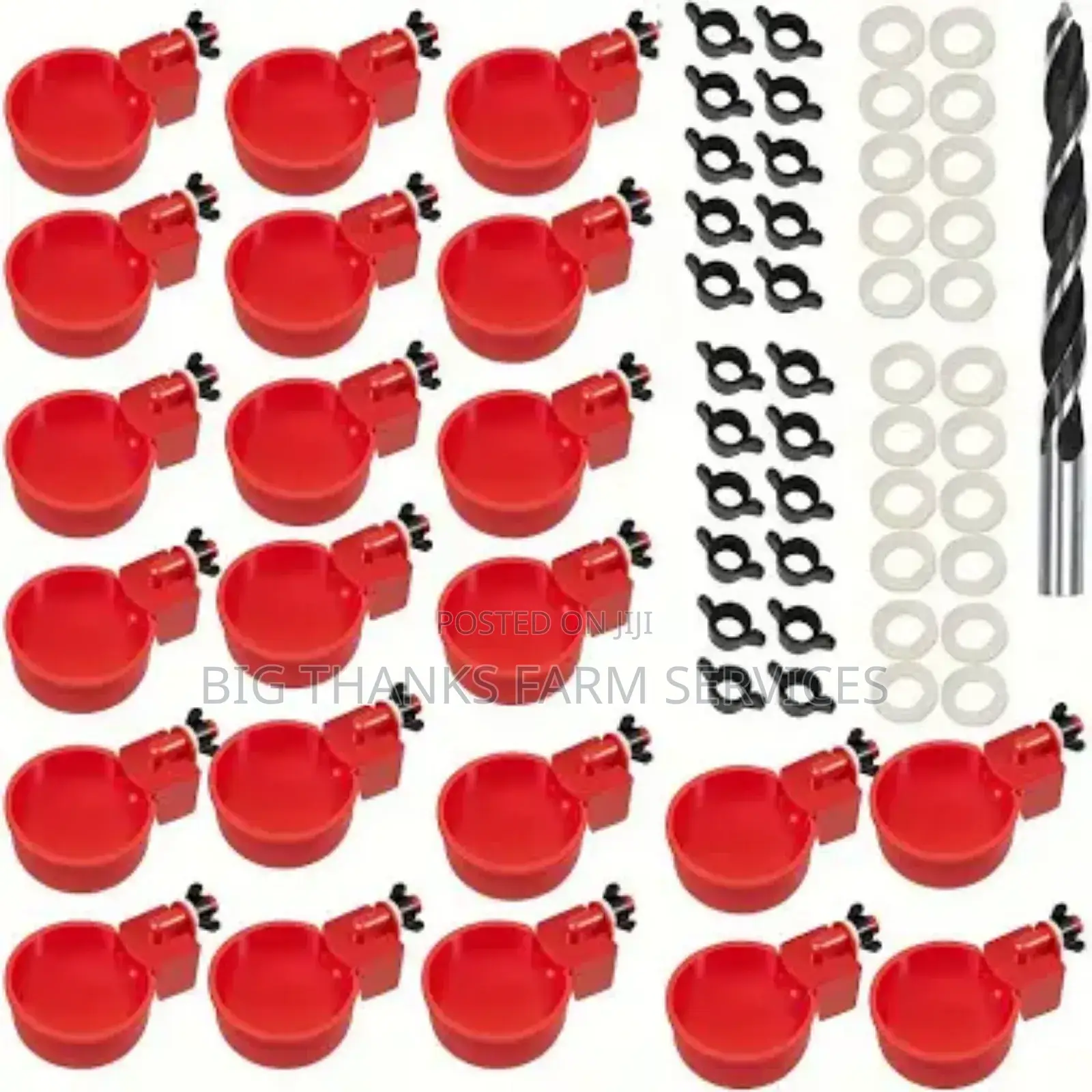 Automatic Poultry Drinkers, Can Fix On Drums