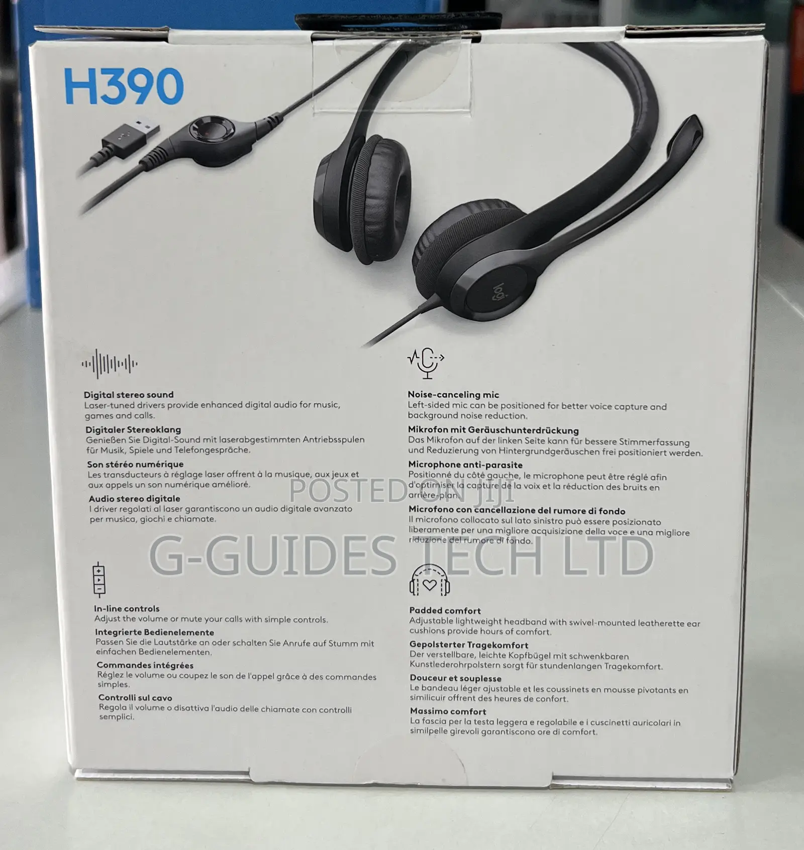 Logitech H390 Headset ,Logitech H390 Usb Computer Headset