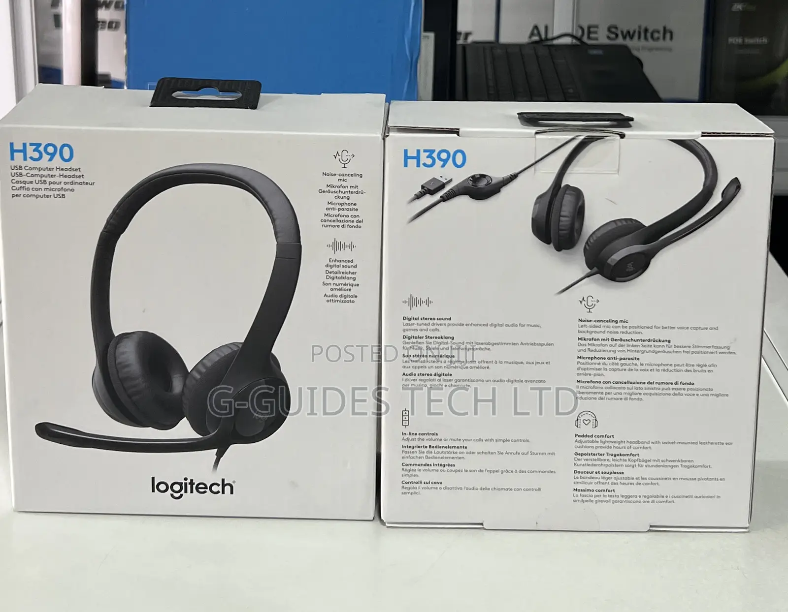 Logitech H390 Headset ,Logitech H390 Usb Computer Headset